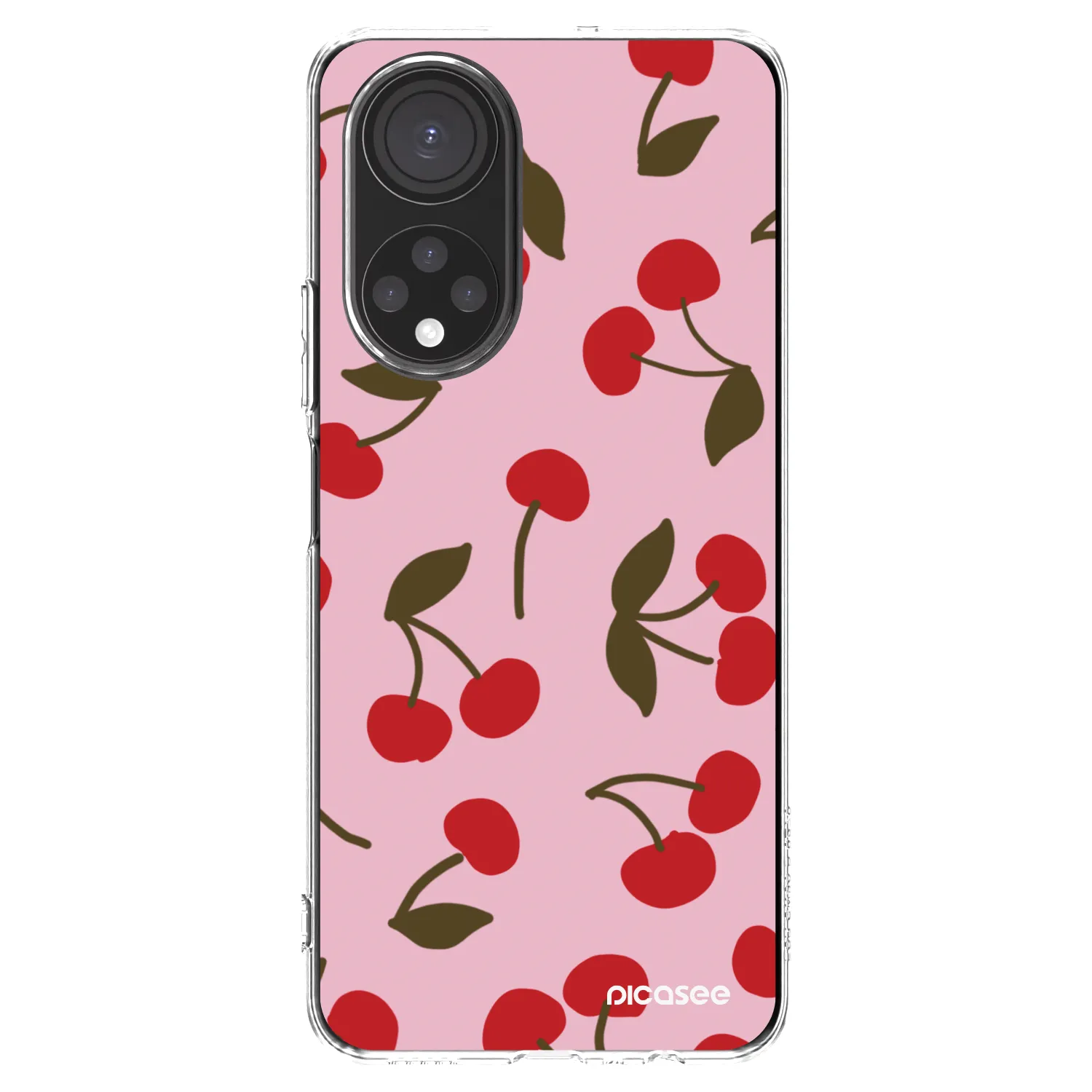 Picasee silikonový průhledný obal pro Honor X7 - Cherry