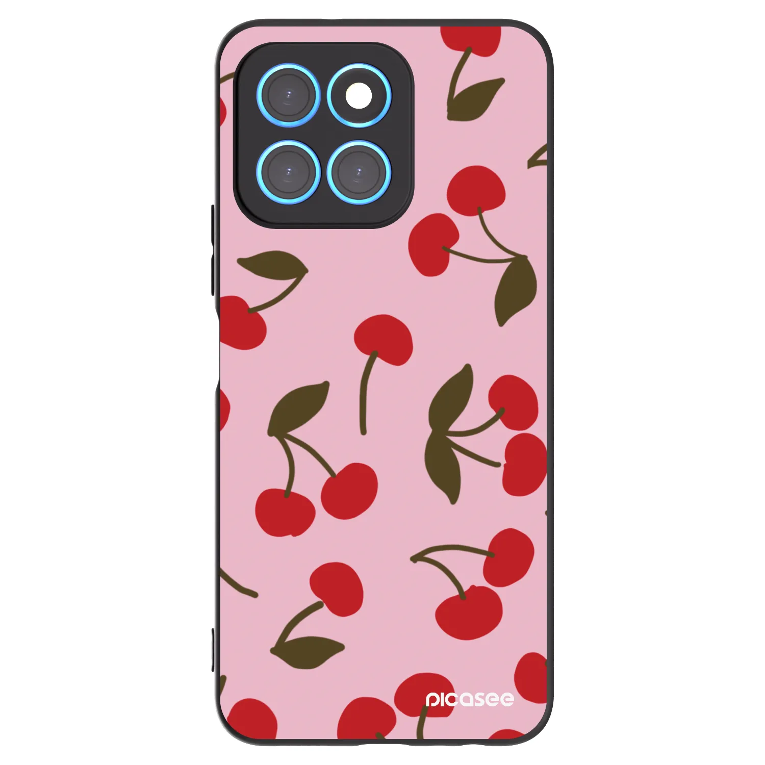 Picasee silikonový černý obal pro Honor X6 - Cherry