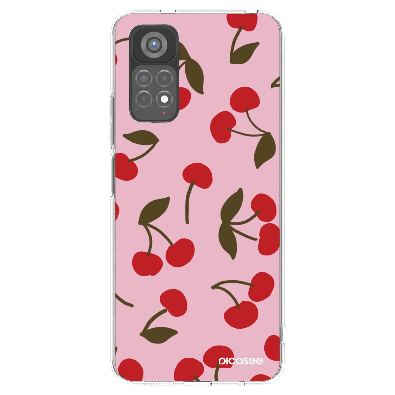 Picasee silikonový průhledný obal pro Xiaomi Redmi Note 11S 5G - Cherry