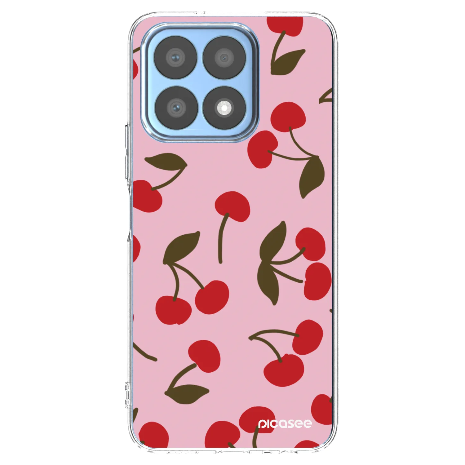 Picasee silikonový průhledný obal pro Honor X8a - Cherry