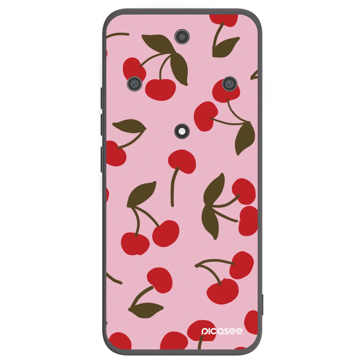 Picasee silikonový černý obal pro Honor Magic5 Lite 5G - Cherry