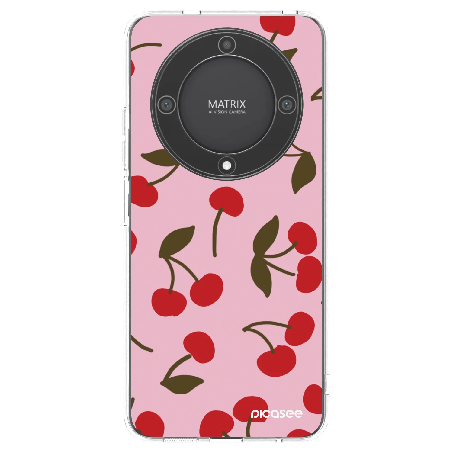 Picasee silikonový průhledný obal pro Honor Magic5 Lite 5G - Cherry