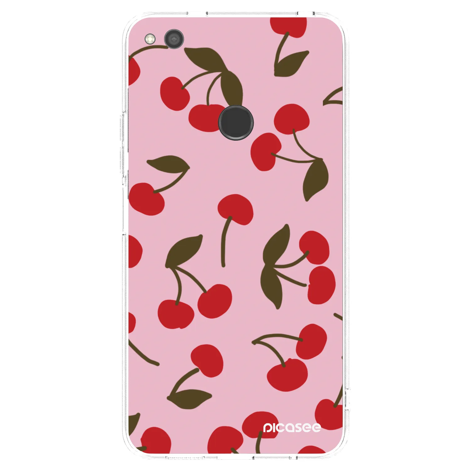 Picasee silikonový průhledný obal pro Huawei P9 Lite 2017 - Cherry