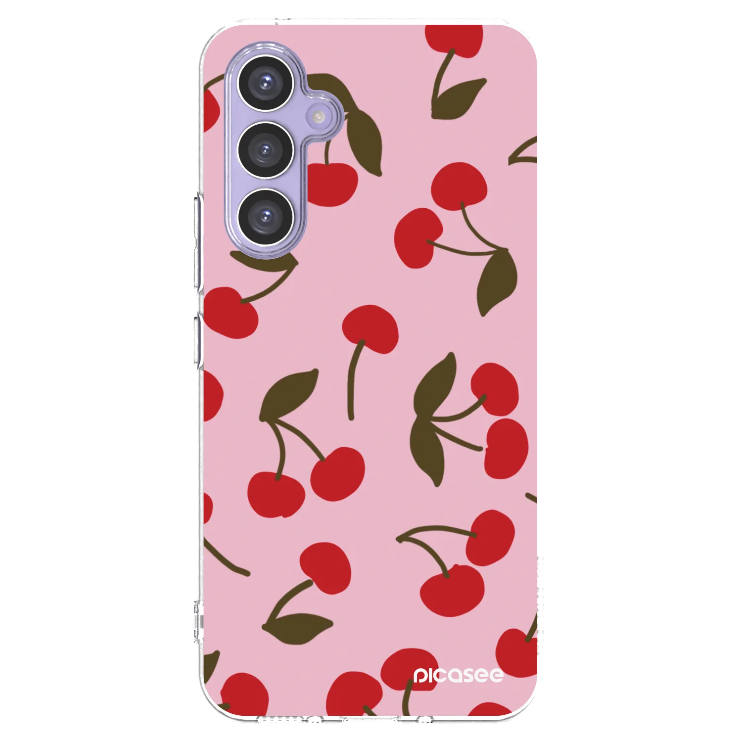 Picasee silikonový průhledný obal pro Samsung Galaxy A54 5G A546B - Cherry