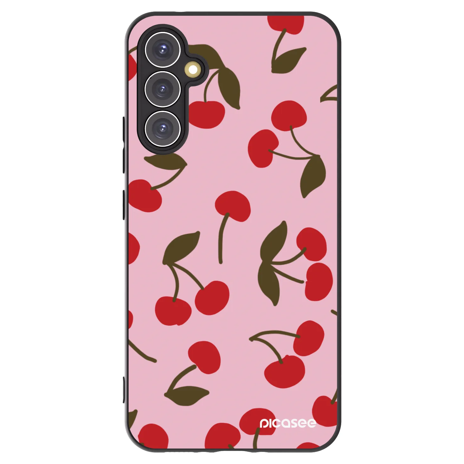 Picasee silikonový černý obal pro Samsung Galaxy A34 5G A346B - Cherry