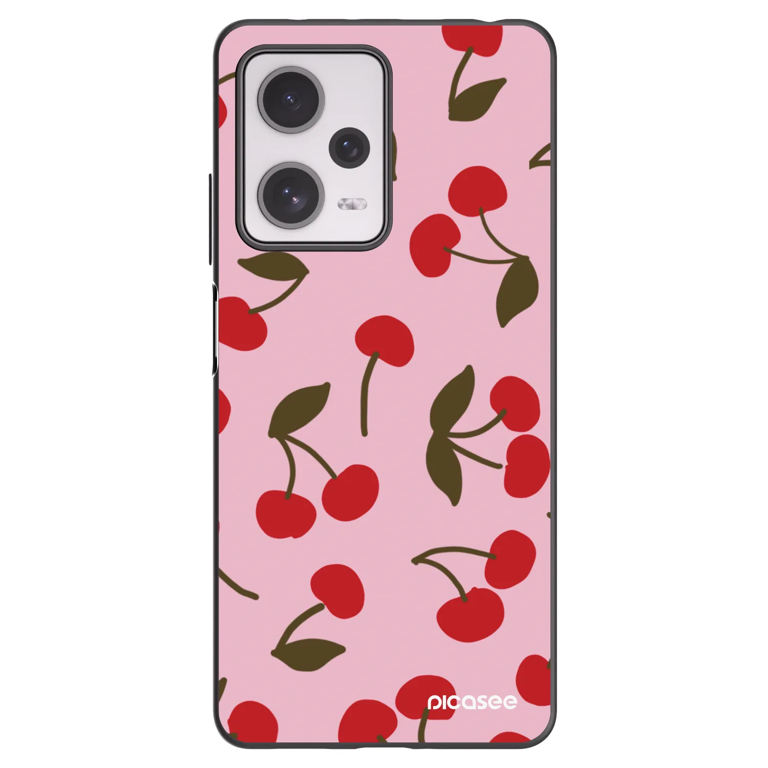Picasee silikonový černý obal pro Xiaomi Redmi Note 12 Pro+ 5G - Cherry