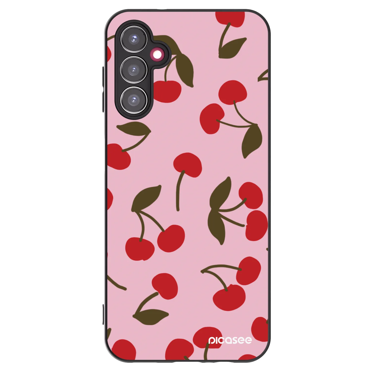 Picasee silikonový černý obal pro Samsung Galaxy A14 4G A145R - Cherry