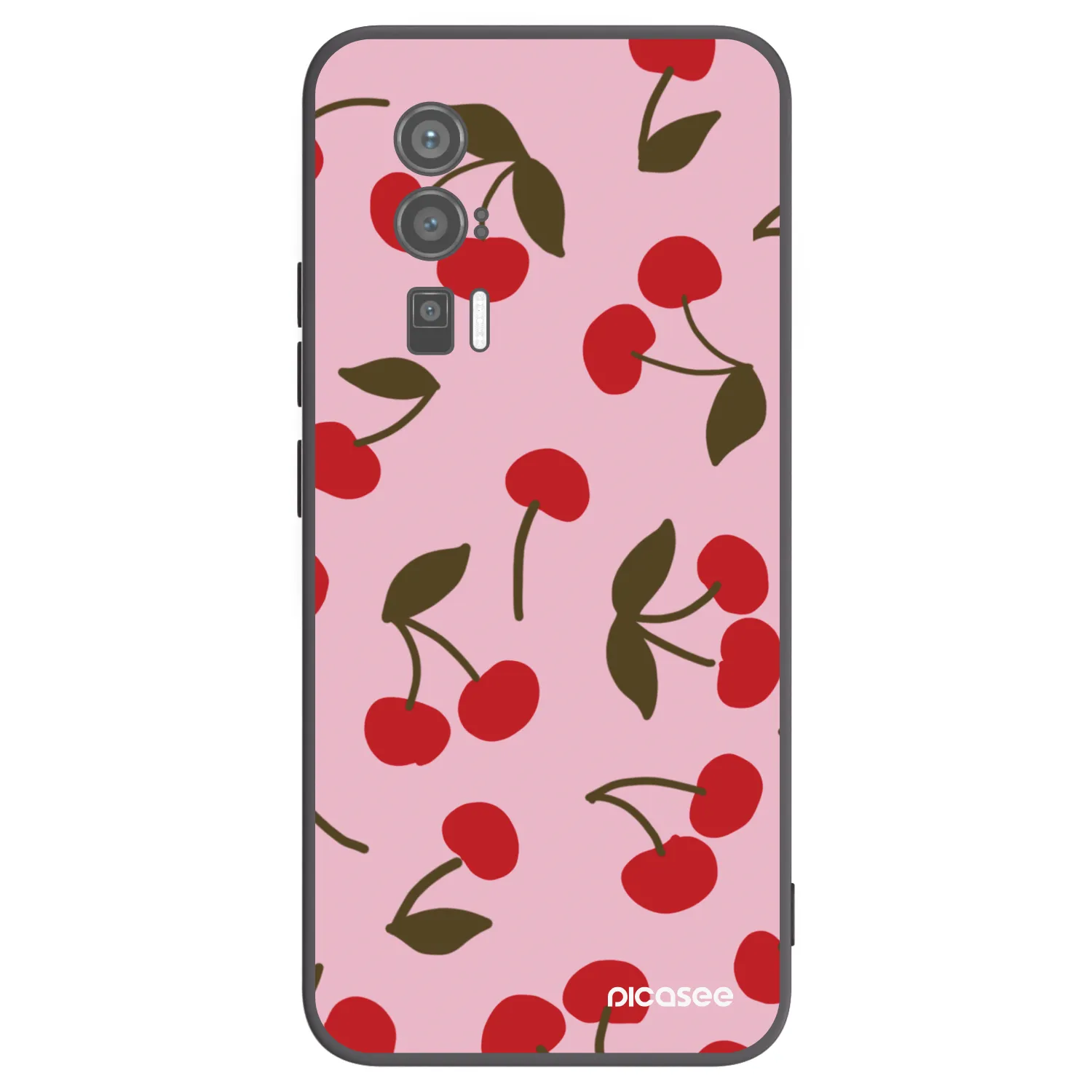 Picasee silikonový černý obal pro Xiaomi Poco F5 Pro 5G - Cherry