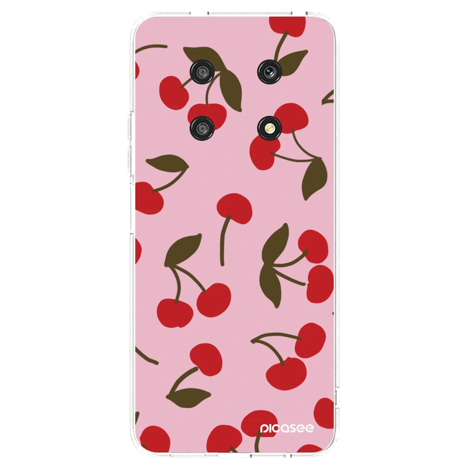 Picasee silikonový průhledný obal pro Honor Magic4 Lite 5G - Cherry