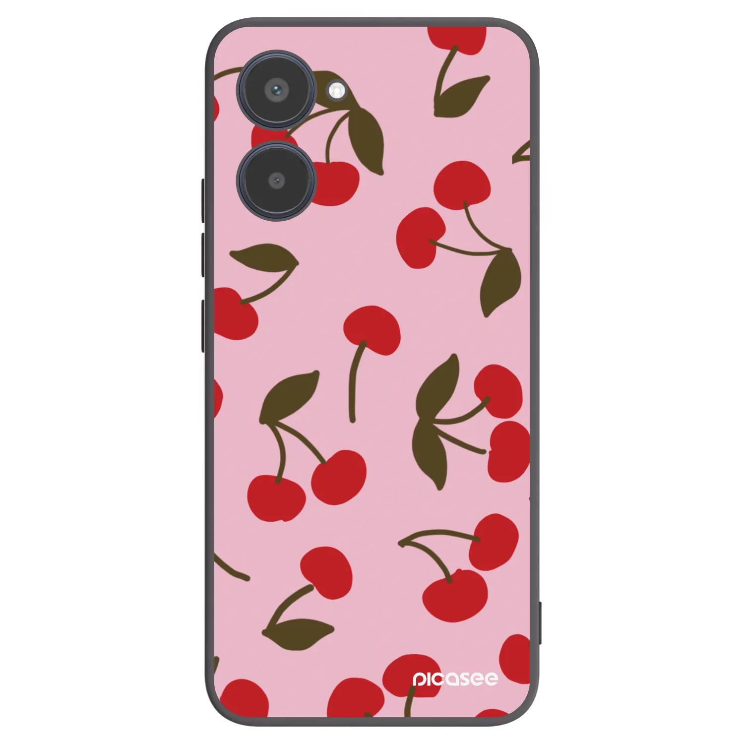 Picasee silikonový černý obal pro Realme 10 4G - Cherry
