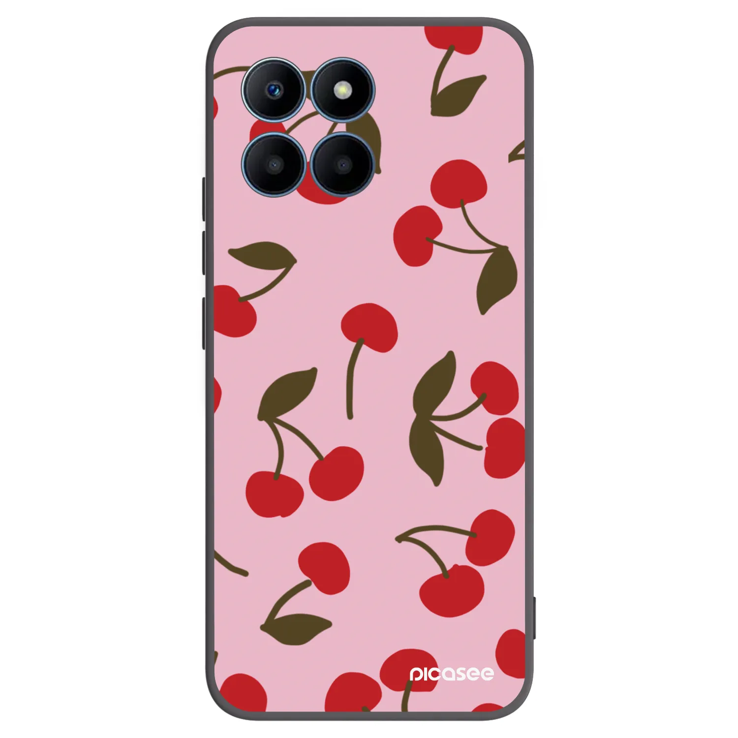 Picasee silikonový černý obal pro Honor 70 Lite - Cherry