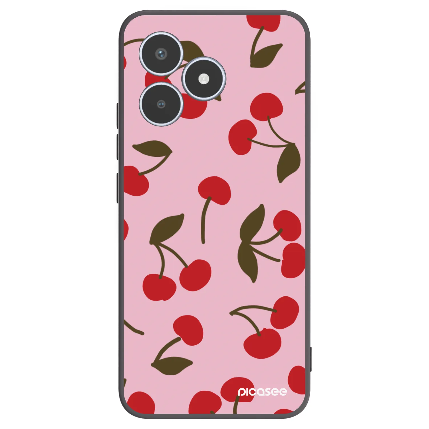 Picasee silikonový černý obal pro Realme C53 - Cherry