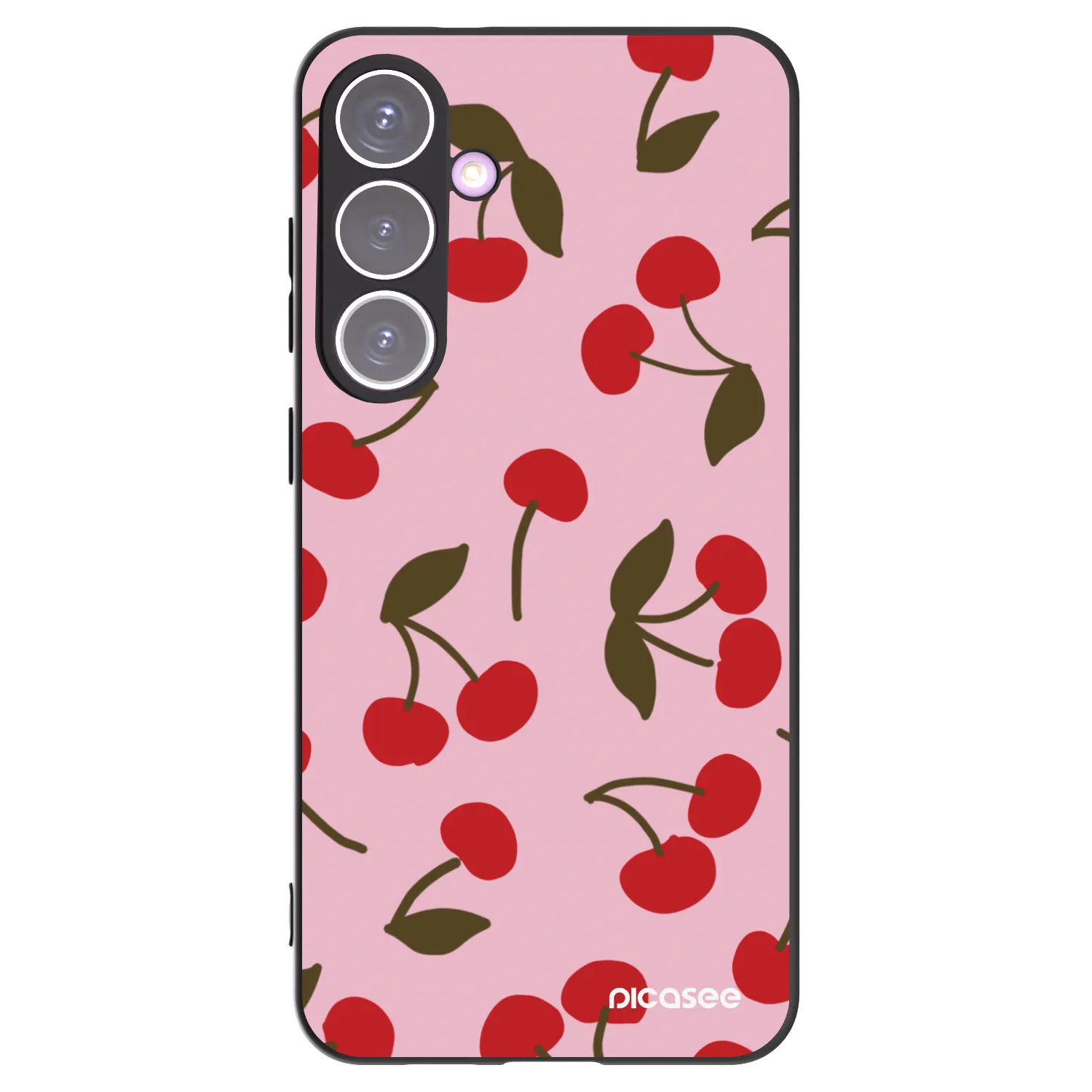 Picasee silikonový černý obal pro Samsung Galaxy S24+ S926B 5G - Cherry