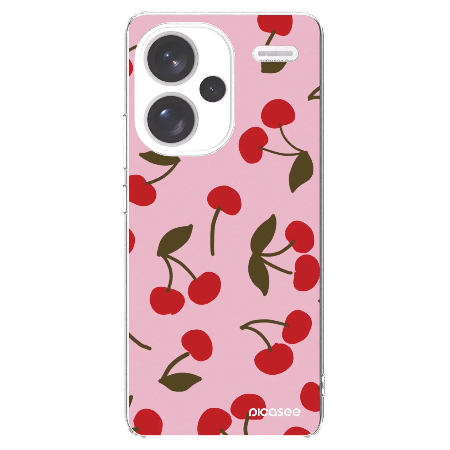 Picasee silikonový průhledný obal pro Xiaomi Redmi Note 13 Pro+ 5G - Cherry