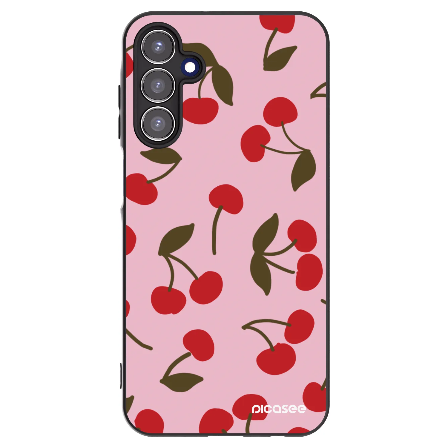 Picasee silikonový černý obal pro Samsung Galaxy A15 A156B 5G - Cherry