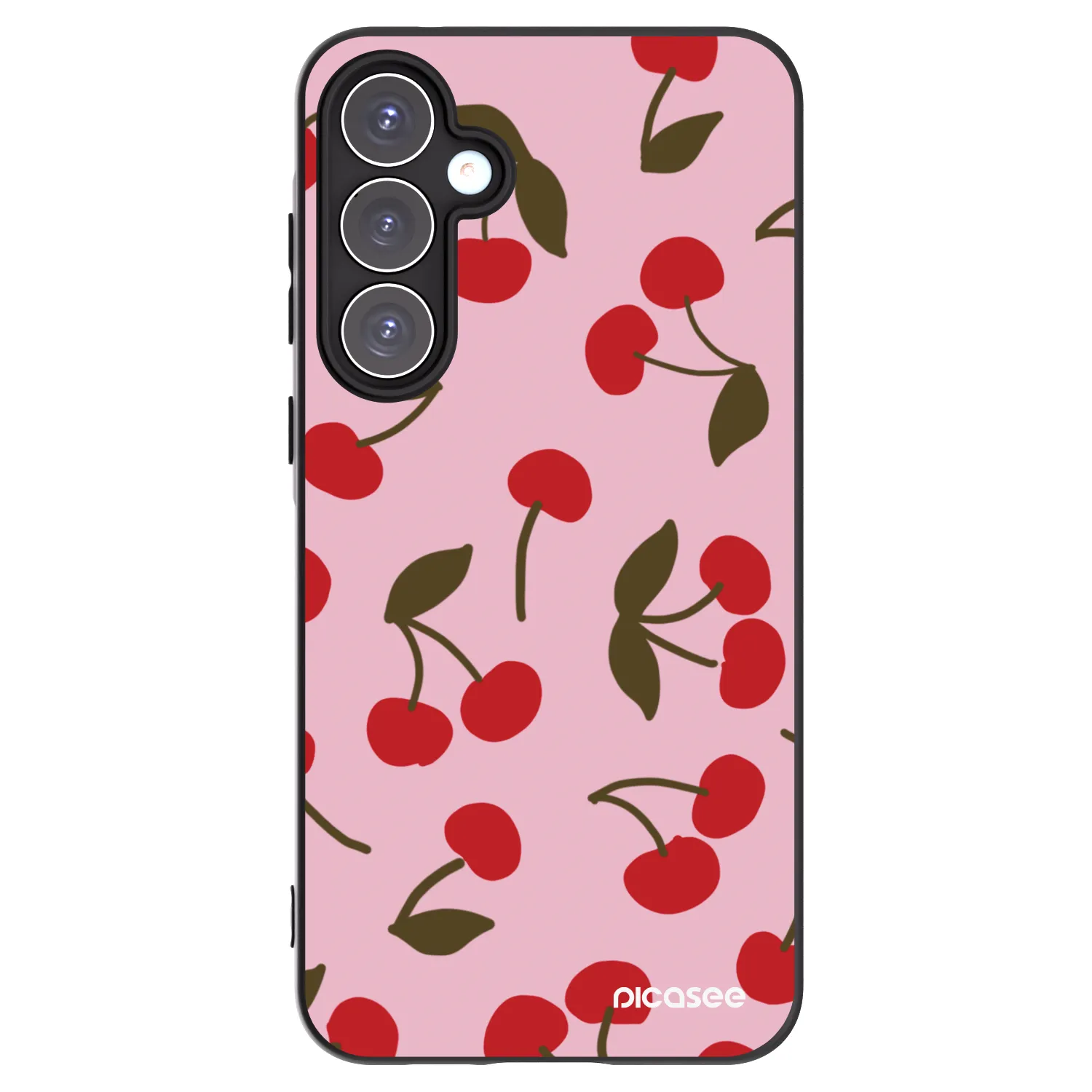 Picasee silikonový černý obal pro Samsung Galaxy A55 5G A556B - Cherry