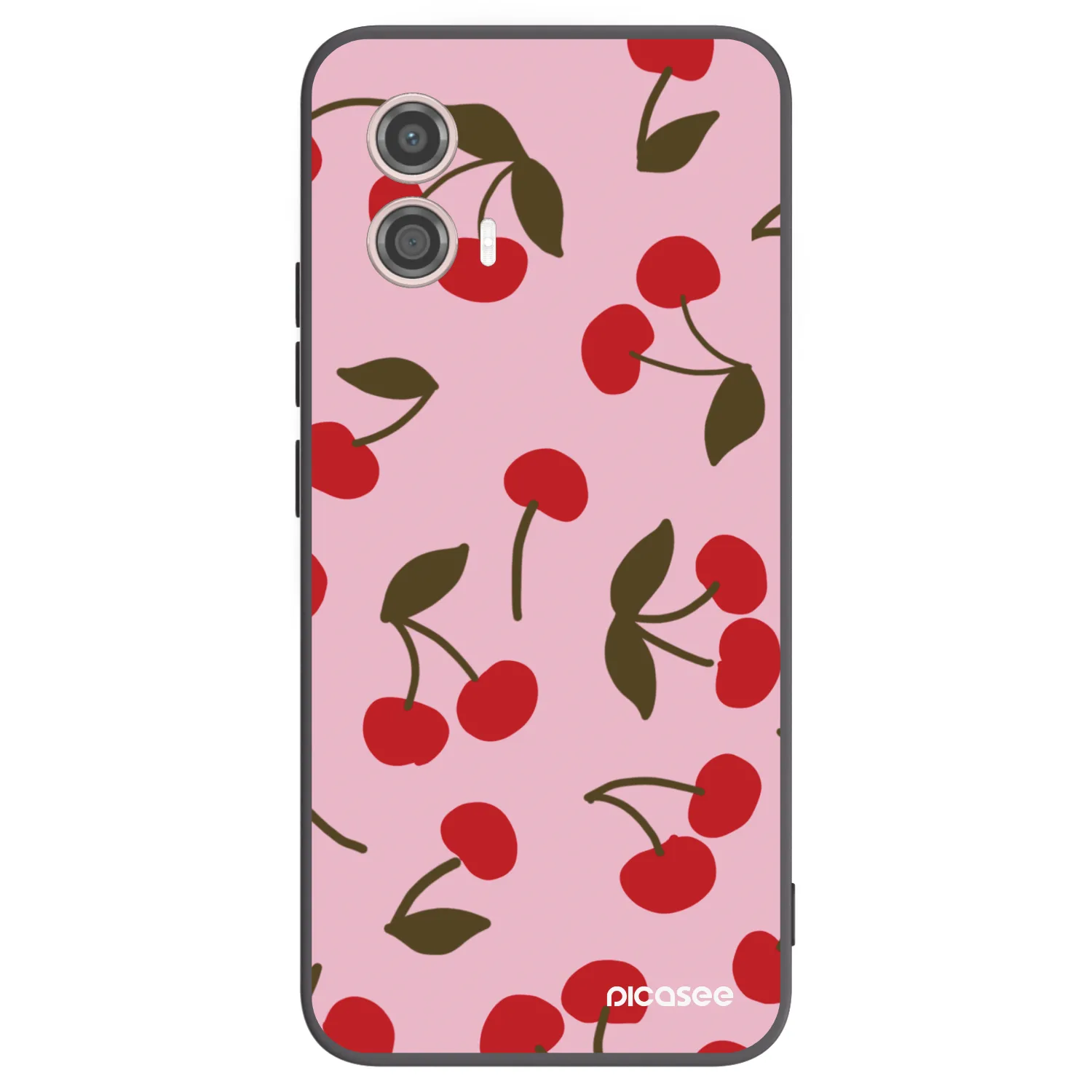 Picasee silikonový černý obal pro Motorola Moto G53 5G - Cherry