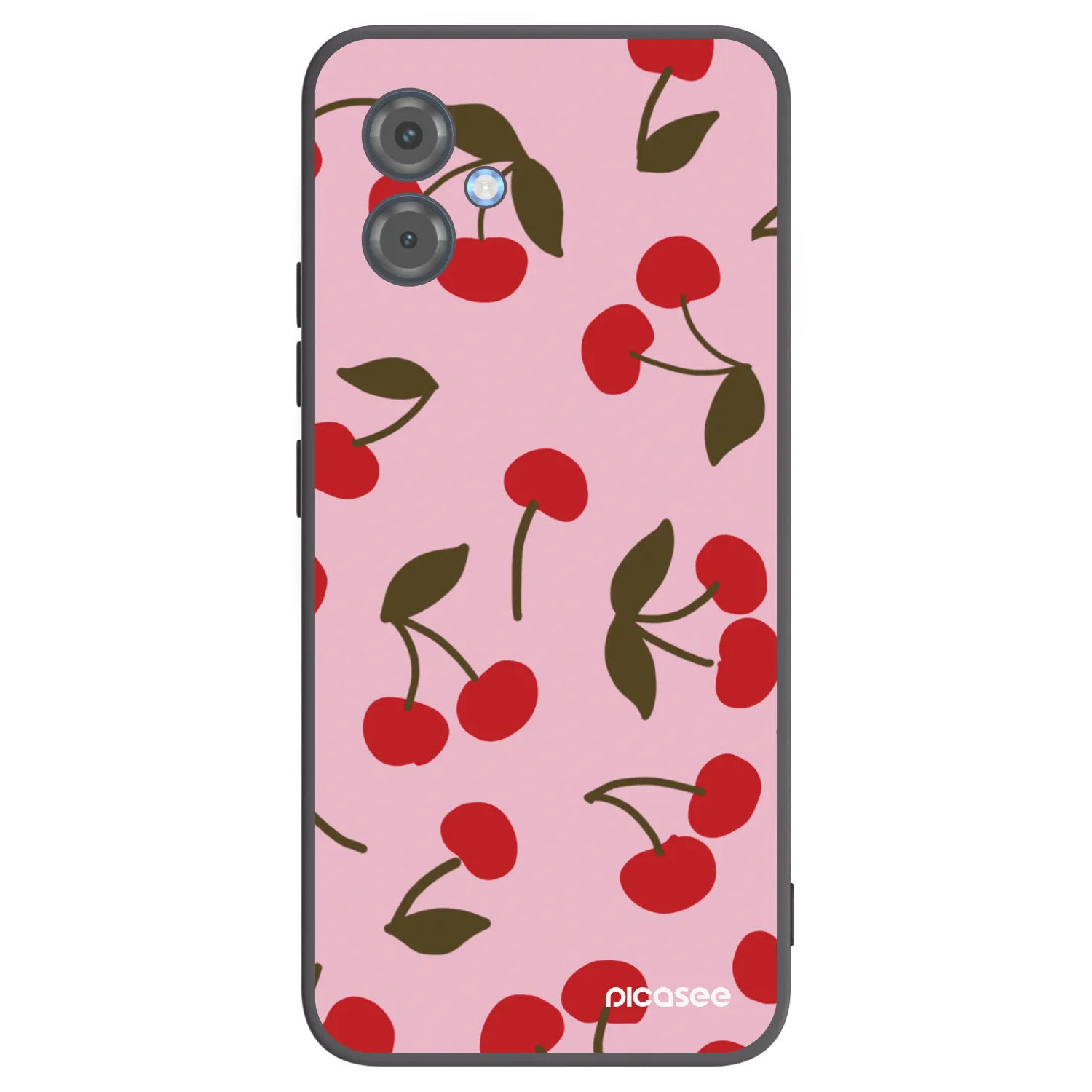 Picasee silikonový černý obal pro Motorola Moto G14 - Cherry