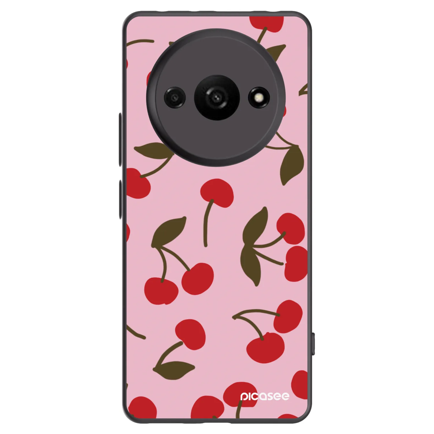 Picasee silikonový černý obal pro Xiaomi Redmi A3 - Cherry