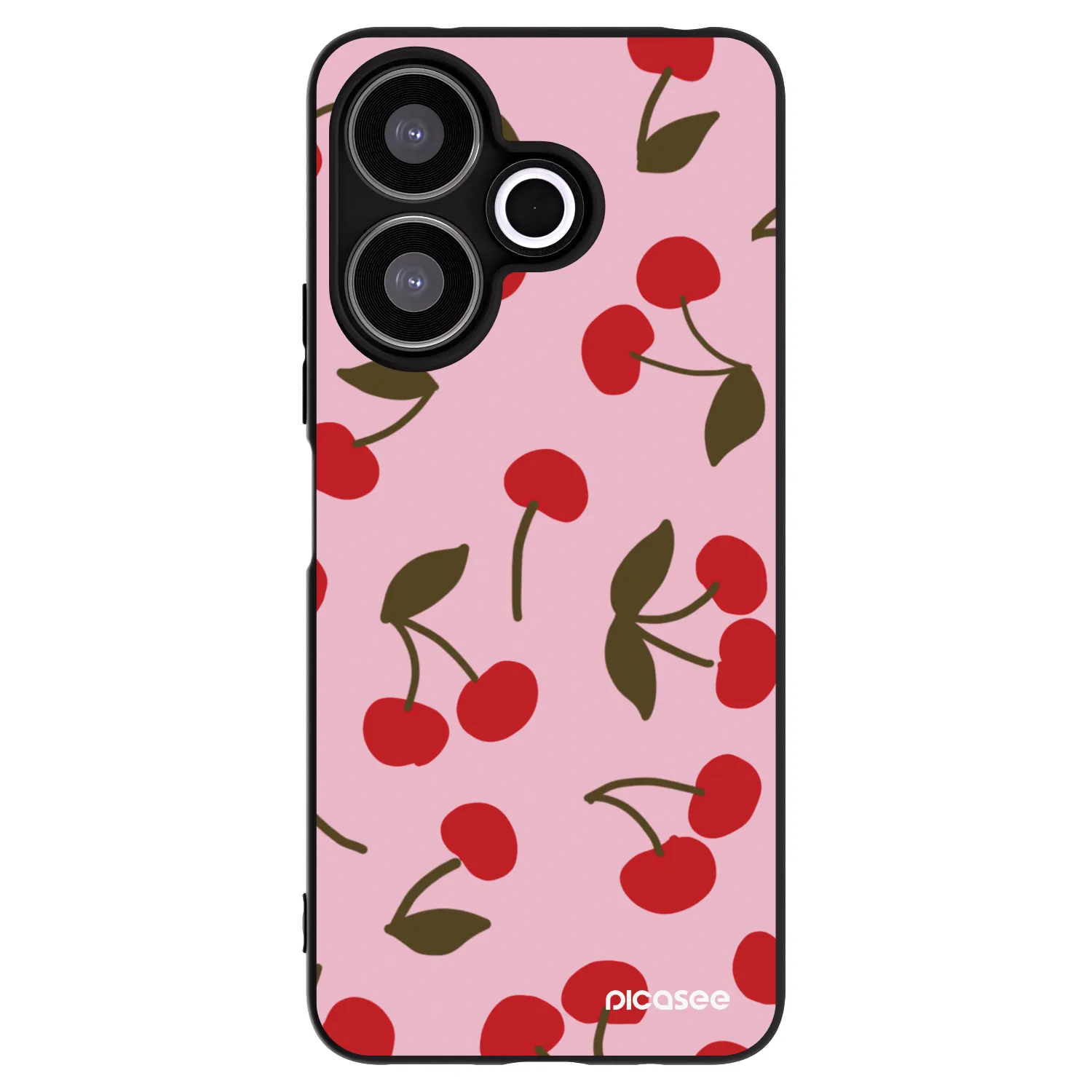 Picasee silikonový černý obal pro Xiaomi Redmi 13 4G - Cherry