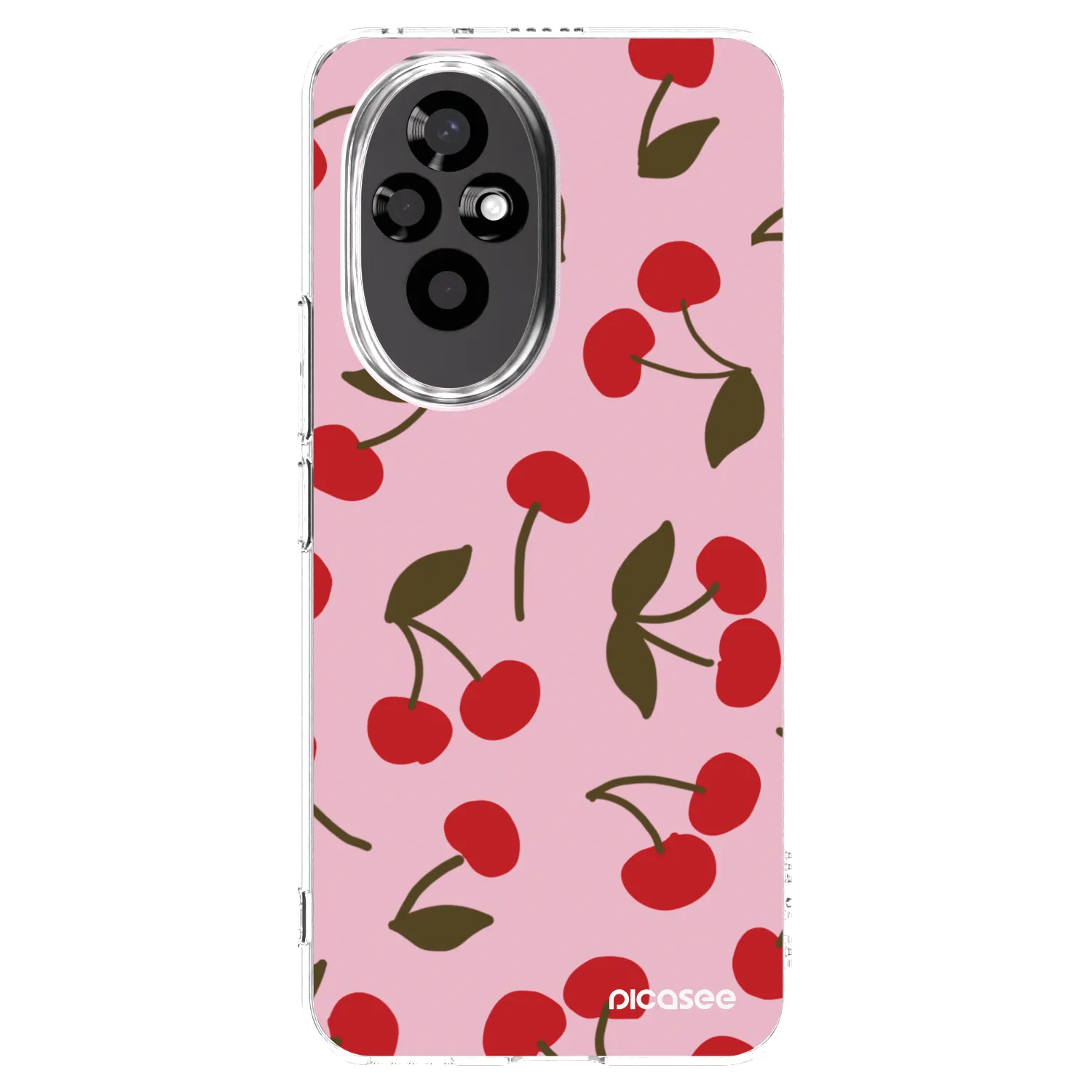 Picasee silikonový průhledný obal pro Honor 200 Pro 5G - Cherry