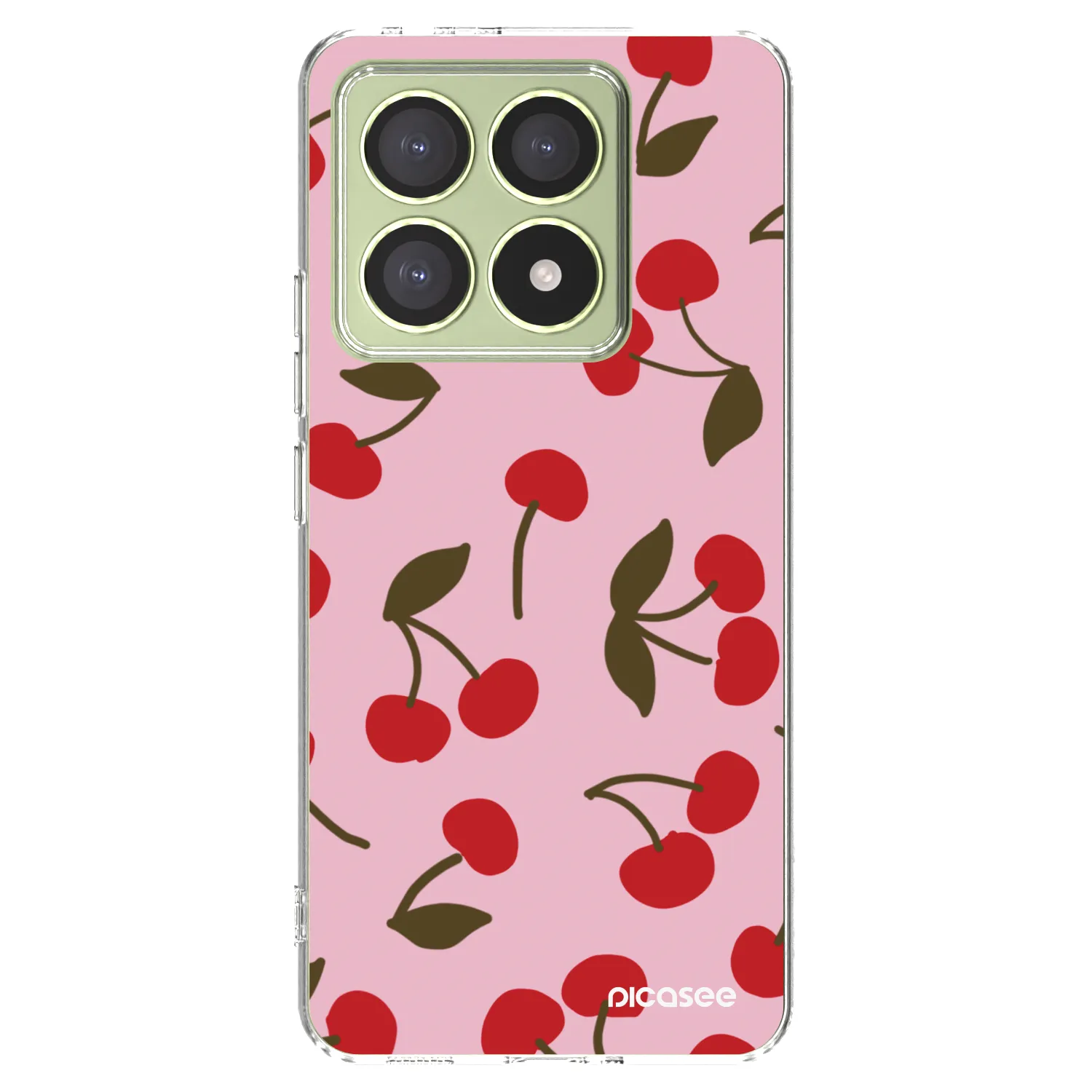 Picasee silikonový průhledný obal pro Xiaomi 14T - Cherry