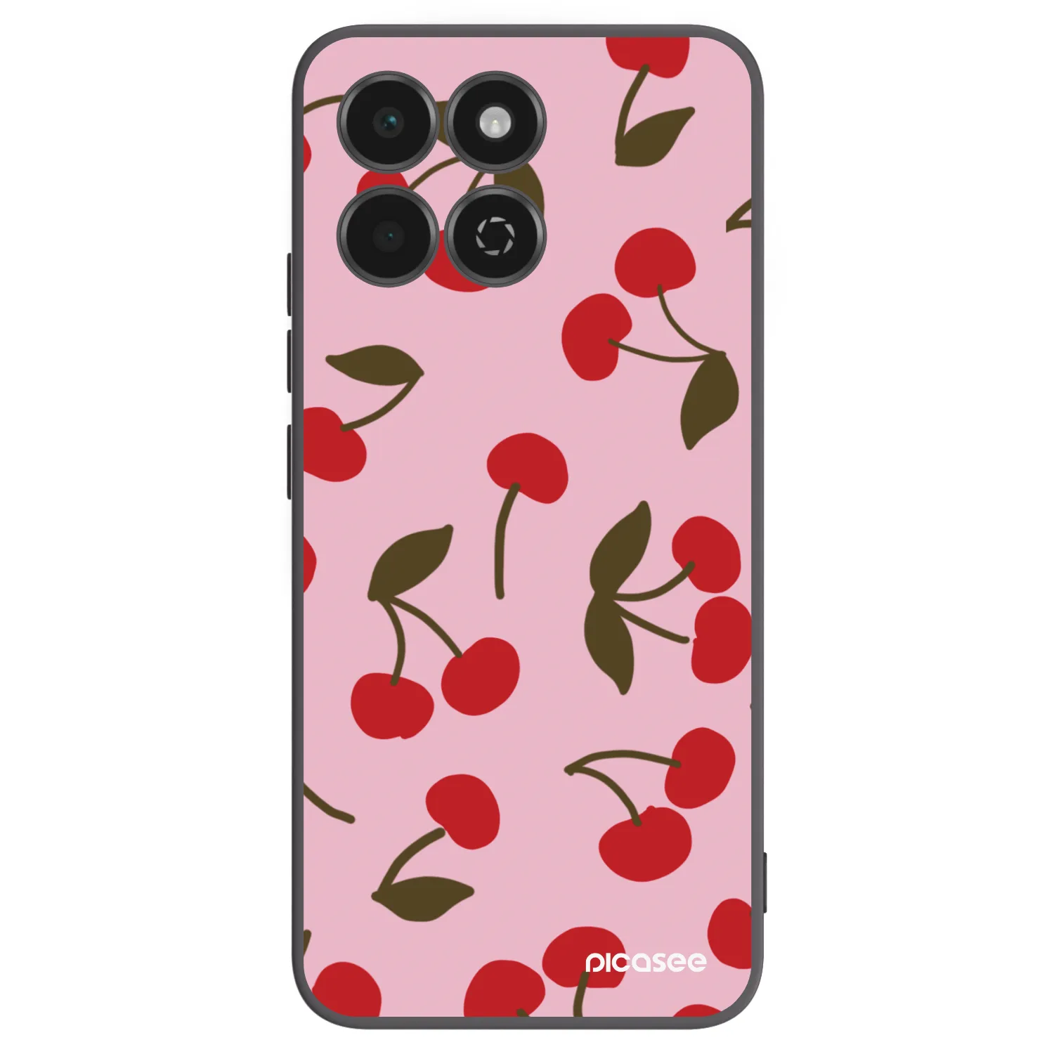 Picasee silikonový černý obal pro Honor 200 Smart 5G - Cherry