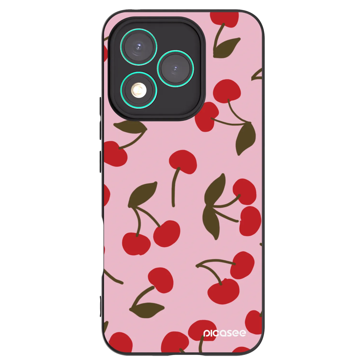 Picasee silikonový černý obal pro Honor 400 Lite 5G - Cherry