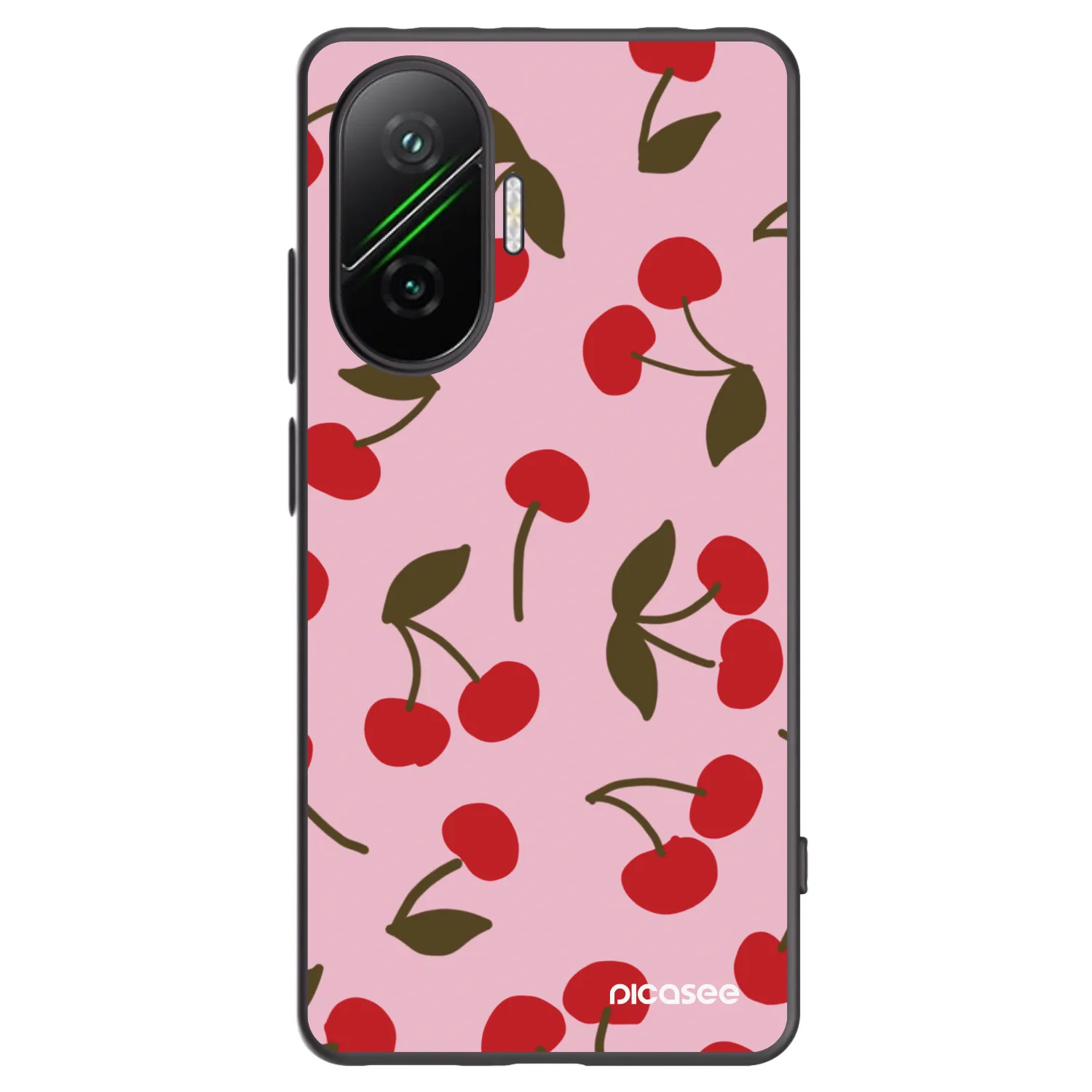 Picasee silikonový černý obal pro Xiaomi Poco F7 Pro 5G - Cherry