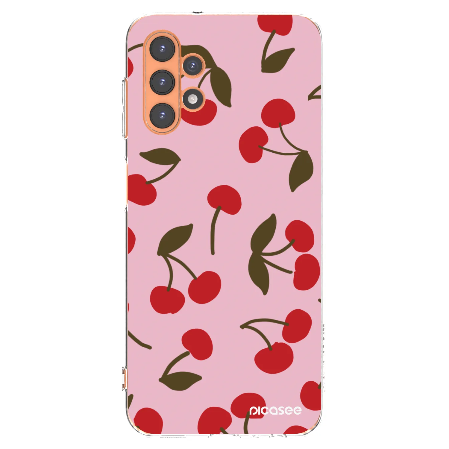 Picasee silikonový průhledný obal pro Samsung Galaxy A13 5G - Cherry