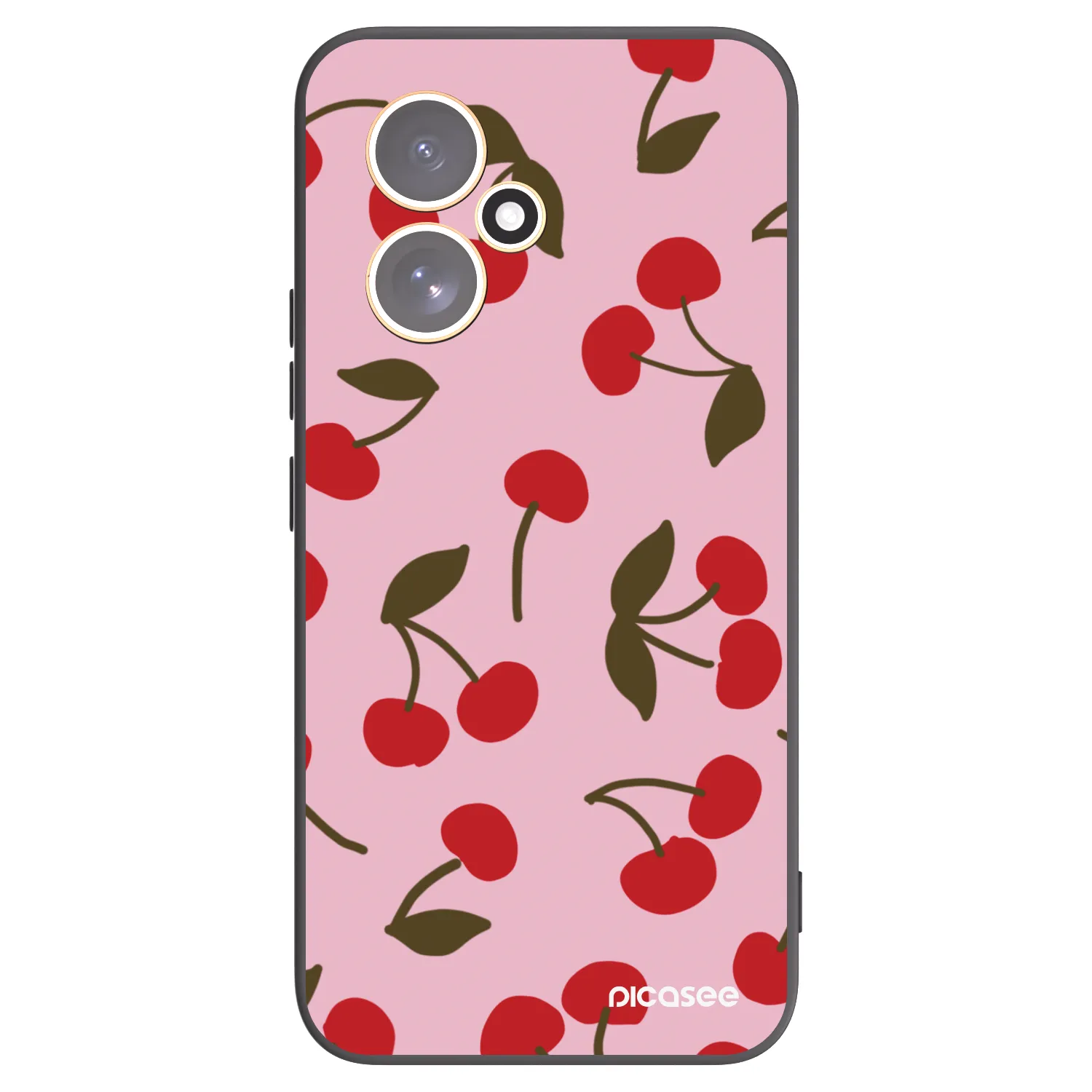 Picasee silikonový černý obal pro Honor 400 5G - Cherry