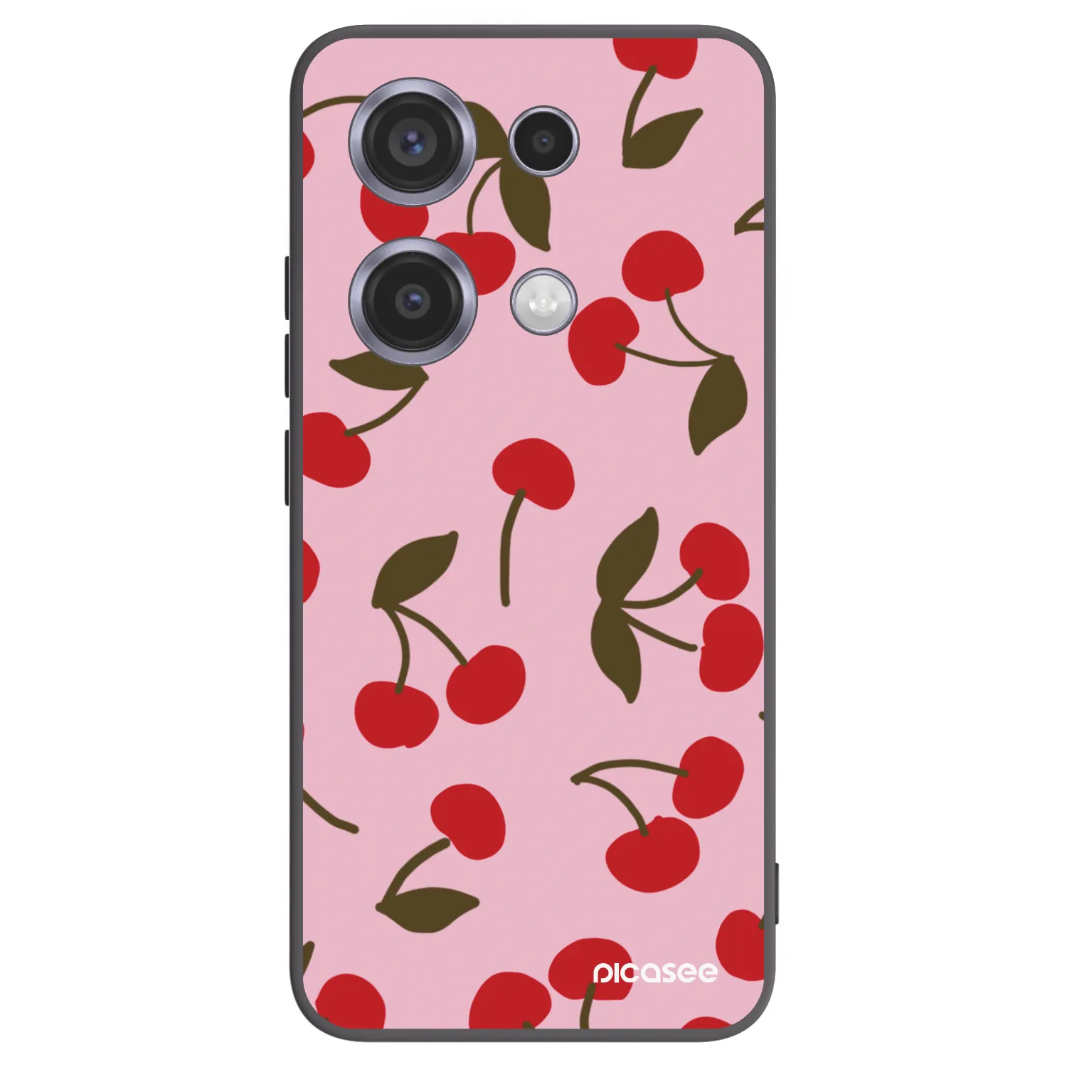 Picasee silikonový černý obal pro Xiaomi Redmi Note 14S - Cherry