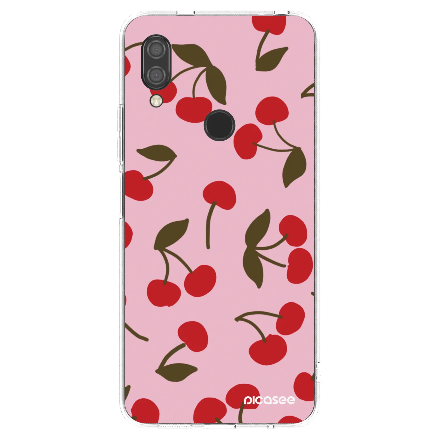 Picasee silikonový průhledný obal pro Xiaomi Redmi 7 - Cherry