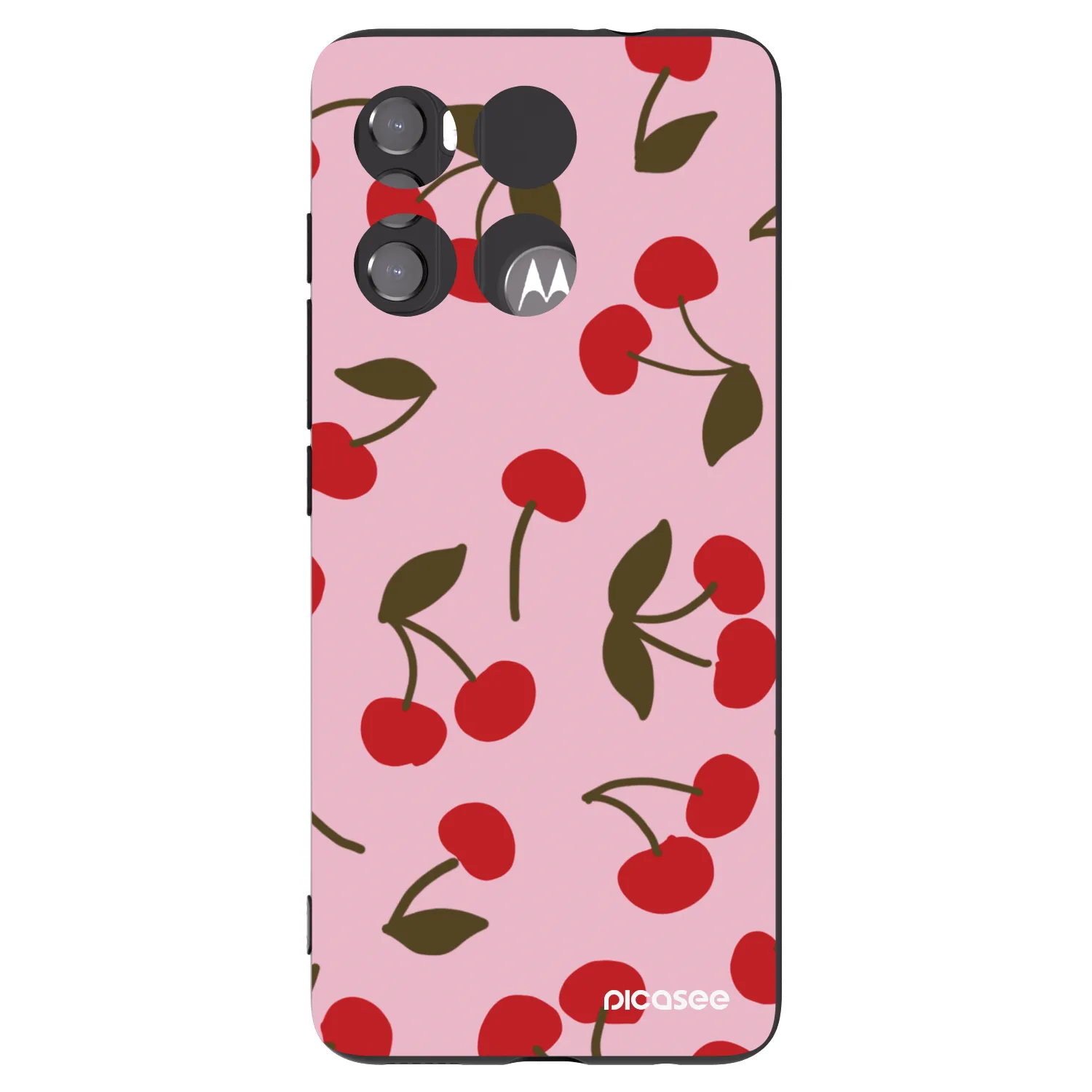 Picasee silikonový černý obal pro Motorola Edge 60 5G - Cherry