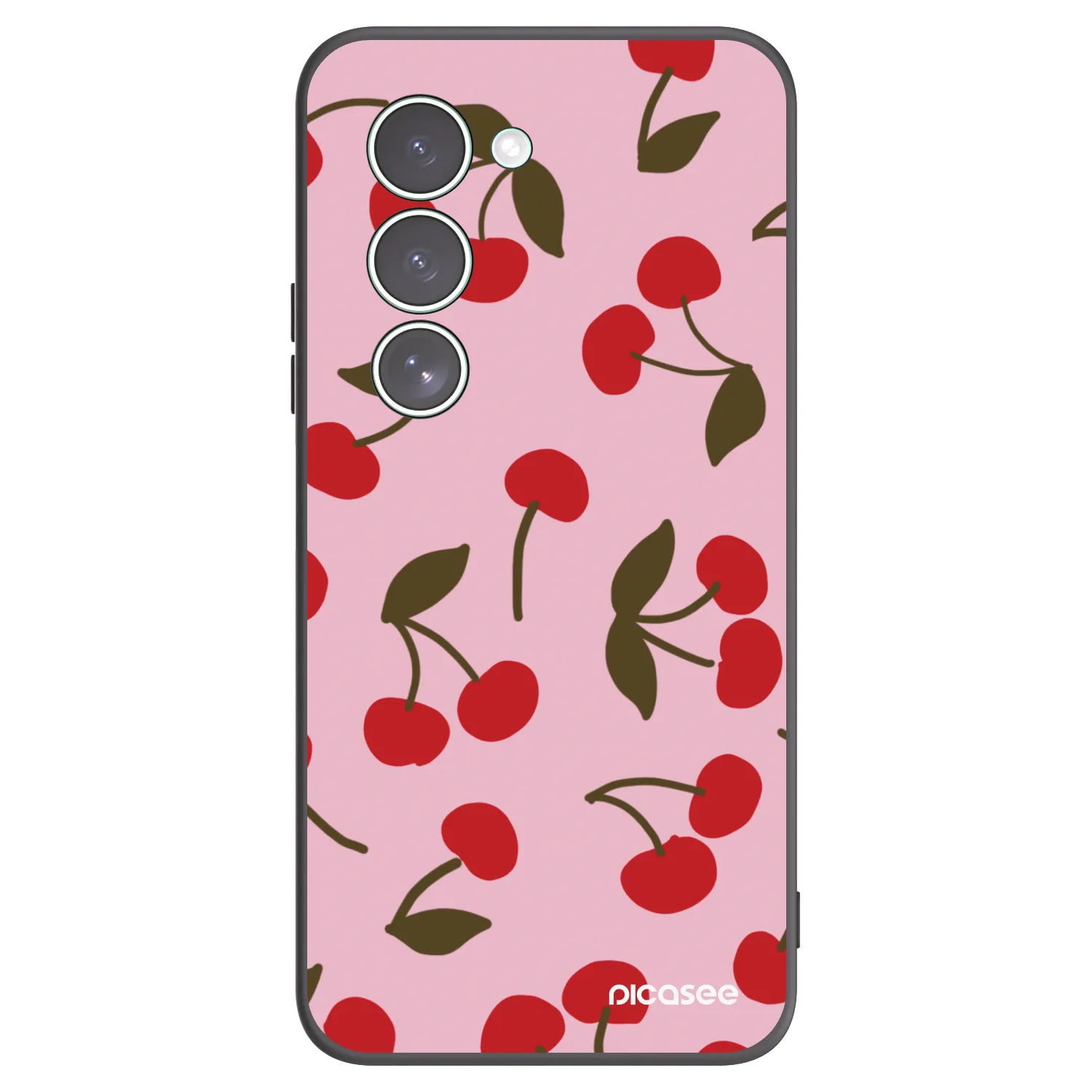 Picasee silikonový černý obal pro Xiaomi Redmi 15 5G - Cherry