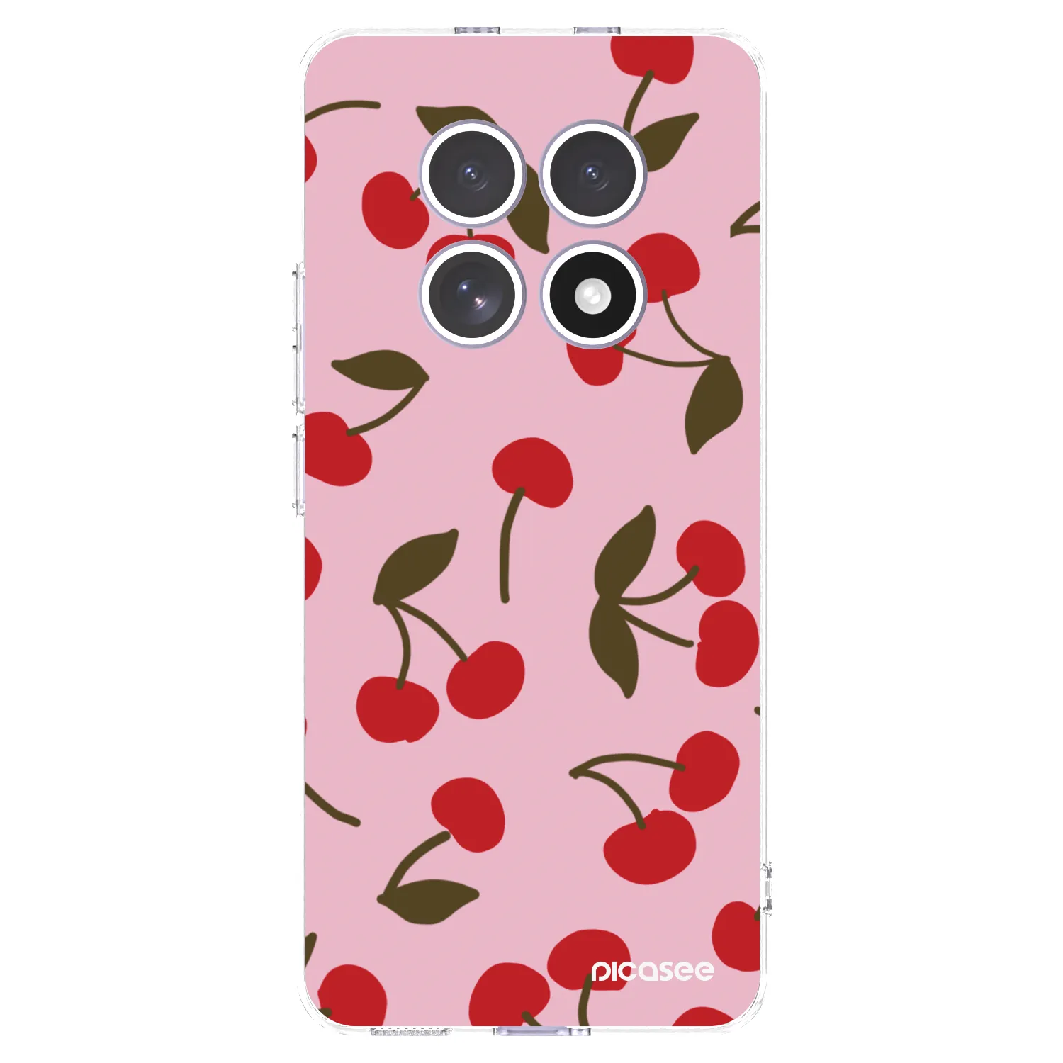 Picasee silikonový průhledný obal pro Xiaomi Redmi Note 15 4G - Cherry