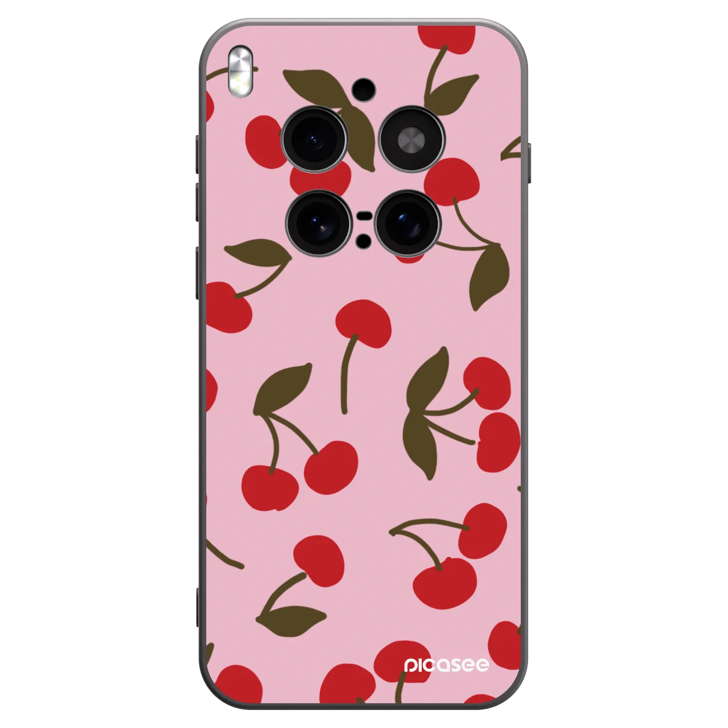 Picasee silikonový černý obal pro Vivo X300 Pro - Cherry