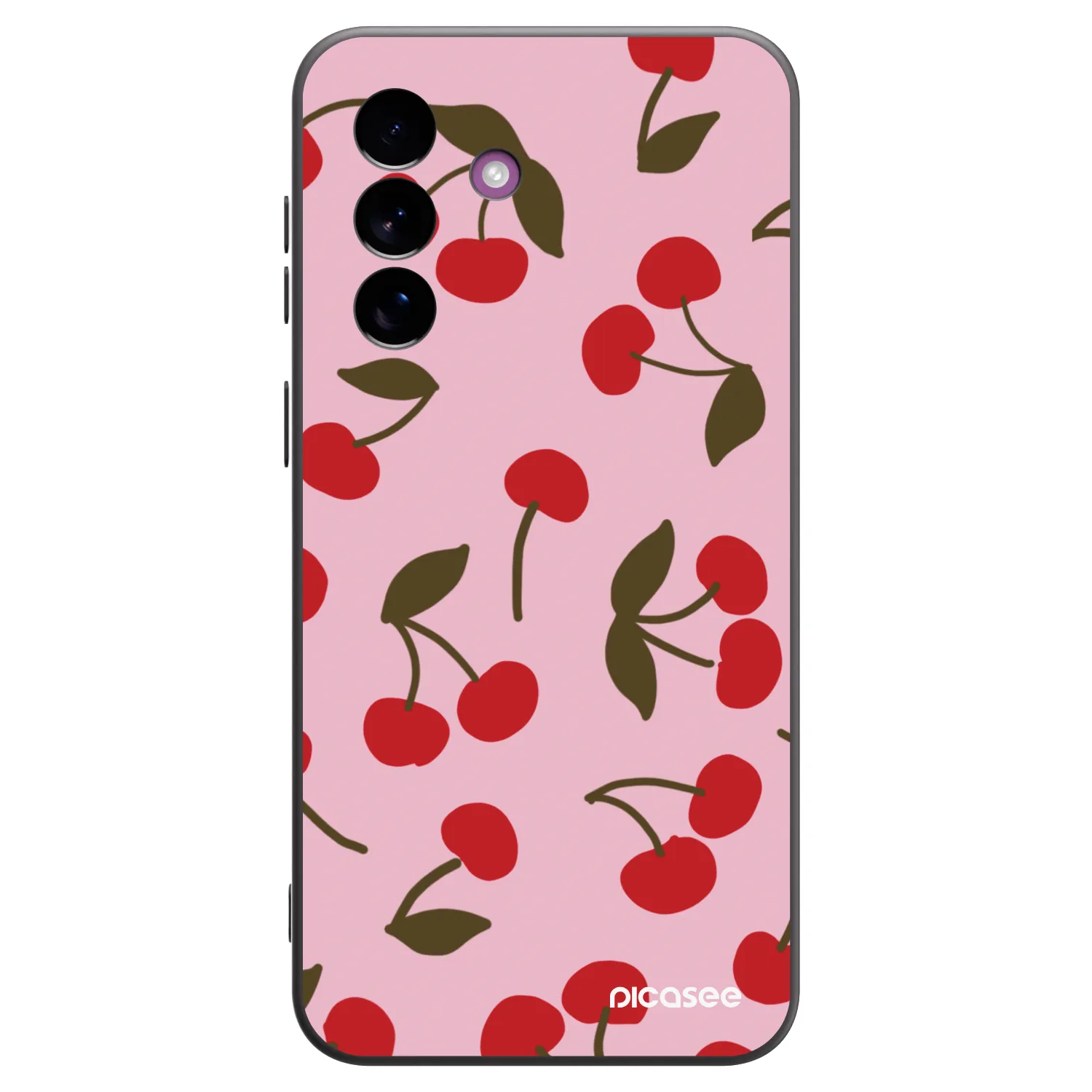 Picasee silikonový černý obal pro Samsung Galaxy A37 - Cherry
