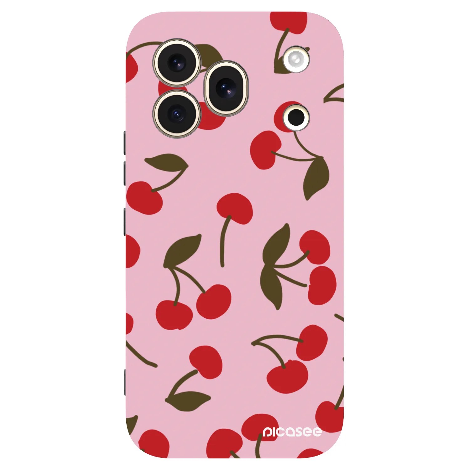 Picasee silikonový černý obal pro Honor 600 Pro - Cherry