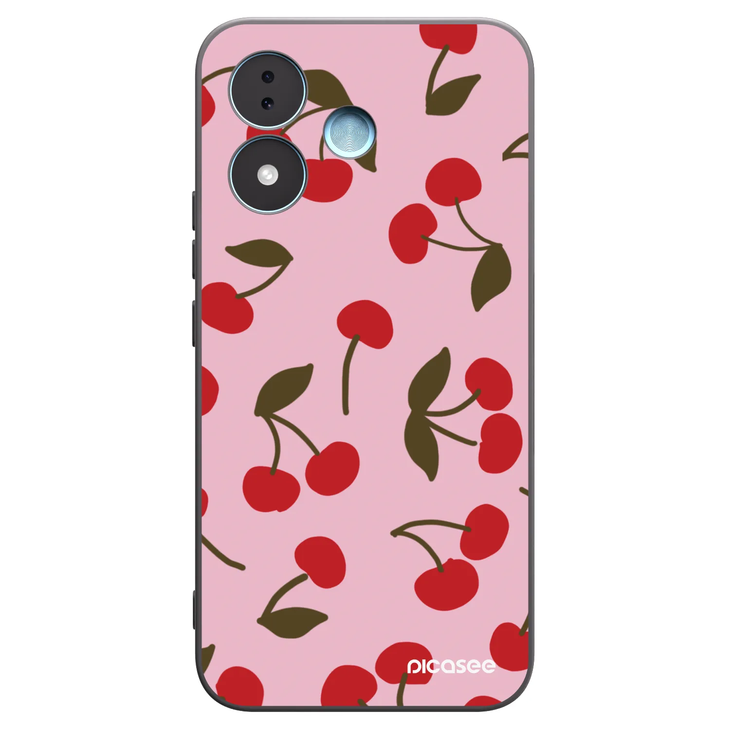 Picasee silikonový černý obal pro Xiaomi Redmi Note 17 5G - Cherry