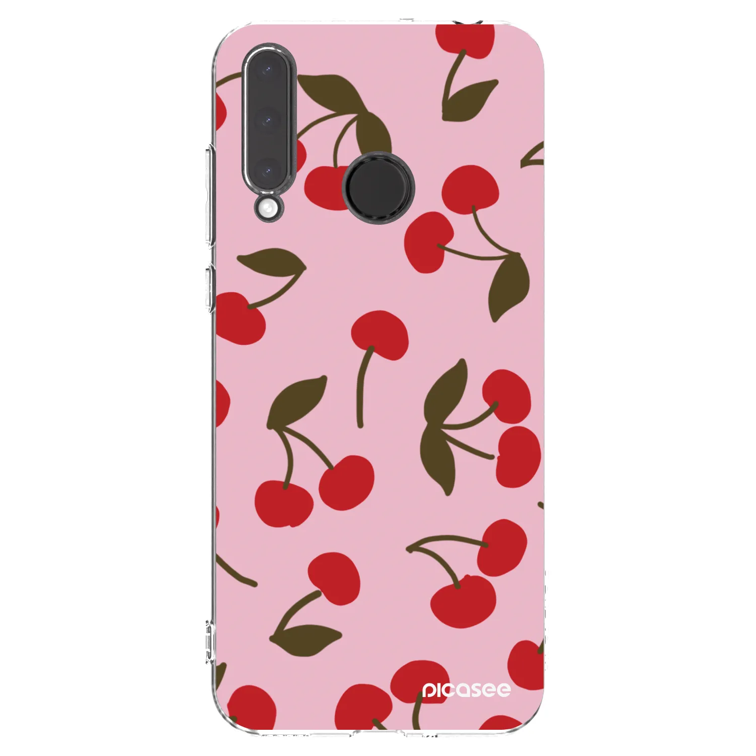 Picasee silikonový průhledný obal pro Honor 20 Lite - Cherry
