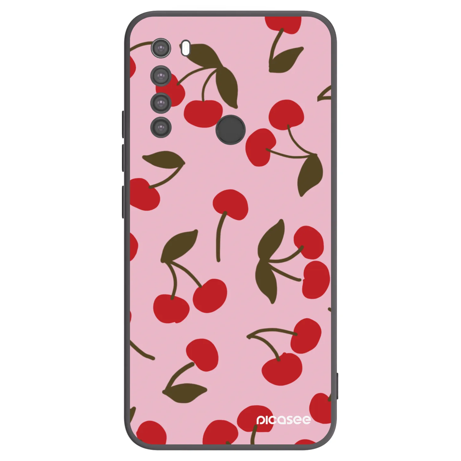 Picasee silikonový černý obal pro Xiaomi Redmi Note 8 - Cherry