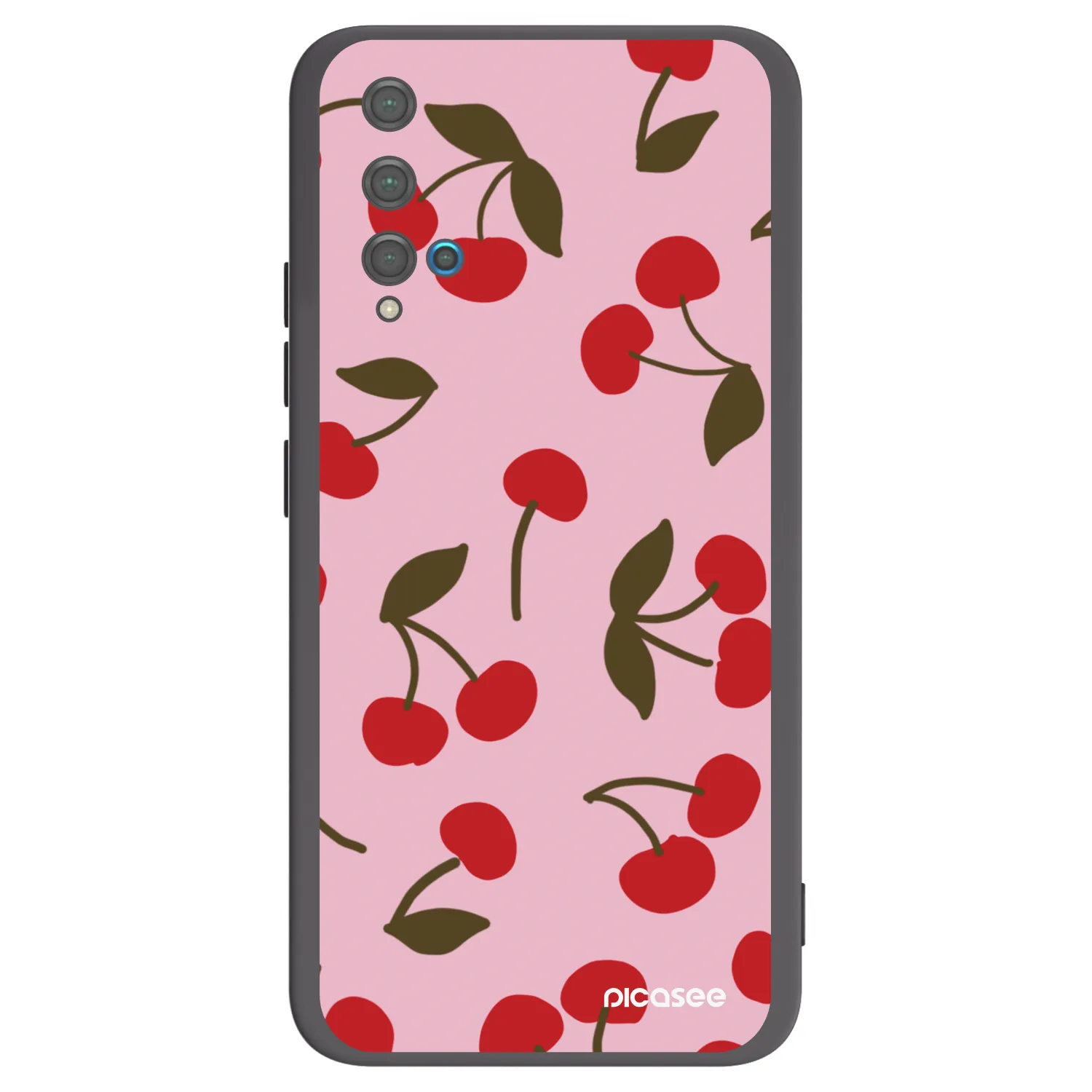 Picasee silikonový černý obal pro Huawei Nova 5T - Cherry