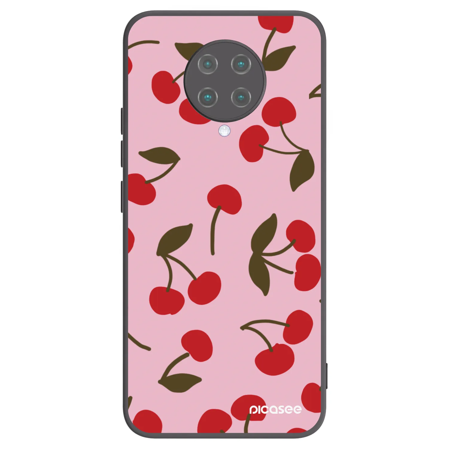 Picasee silikonový černý obal pro Xiaomi Poco F2 Pro - Cherry