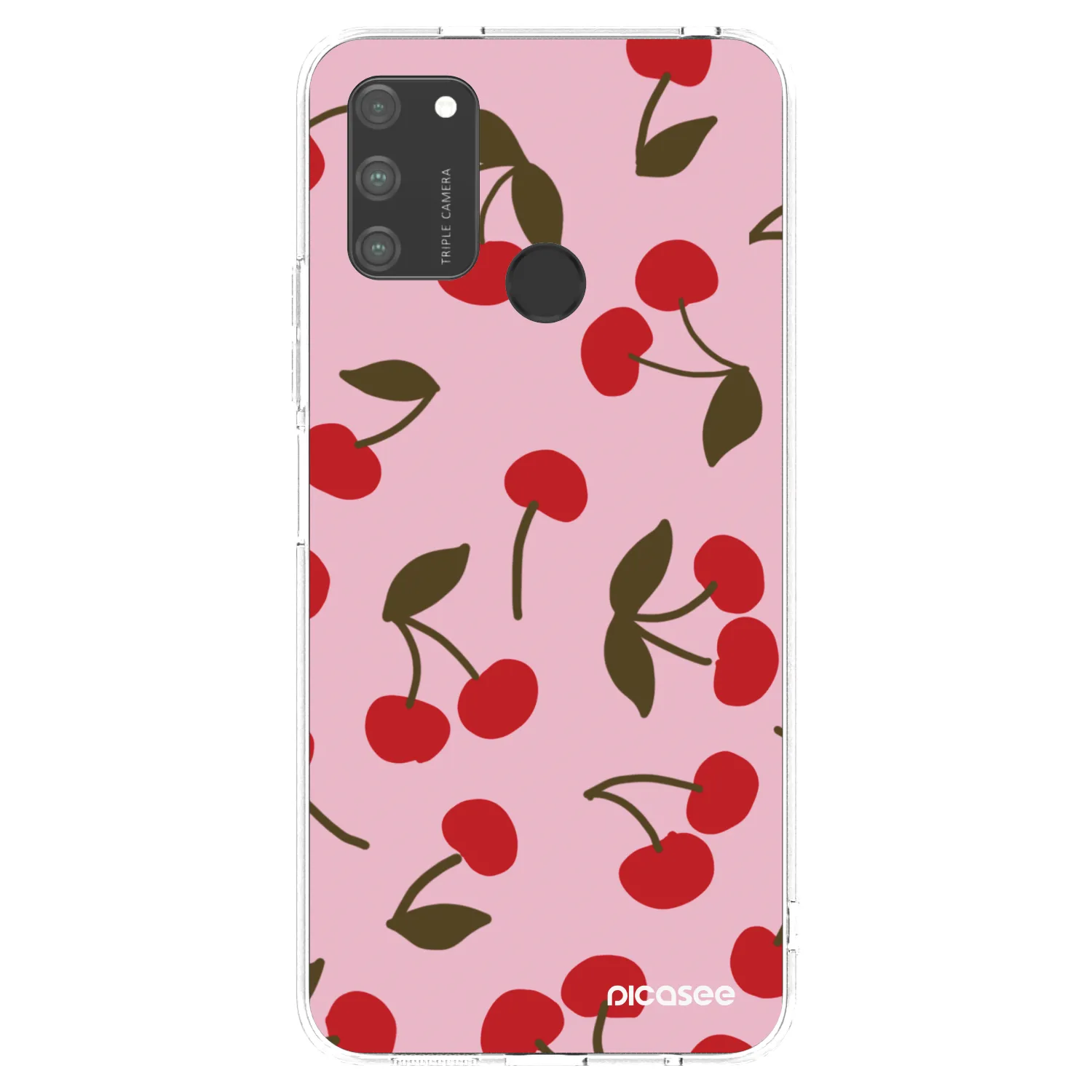 Picasee silikonový průhledný obal pro Honor 9A - Cherry