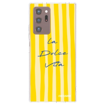 Picasee silikonový průhledný obal pro Samsung Galaxy Note 20 Ultra - Ladolcevita