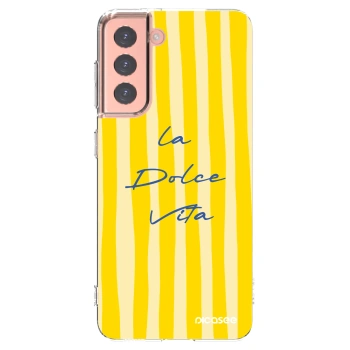 Picasee silikonový průhledný obal pro Samsung Galaxy S21 5G G991B - Ladolcevita
