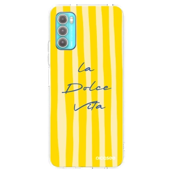Picasee silikonový průhledný obal pro Motorola Moto G60 - Ladolcevita