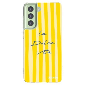 Picasee silikonový průhledný obal pro Samsung Galaxy S21 FE 5G - Ladolcevita
