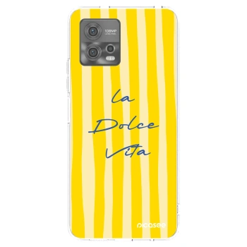 Picasee silikonový průhledný obal pro Motorola Moto G72 - Ladolcevita